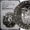 Panama 5 Balboas Panama Silver PROOF 1970 FM NGC PF67 CAM.Central Americ.Games KM#28(9) -