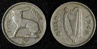 Ireland 3 Pence Ireland Republic Copper-Nickel 1948 HARE KEY DATE KM# 12a (28 028) -