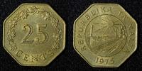 Malta 25 Cents MALTA 1975 1st Anniversary - Republic of Malta aUNC KM# 29 (27 962) -