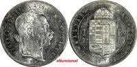 Hungary 1 Forint Hungary Franz Joseph I (1848-1916) Silver 1879 KB AU-UNC KM#453.1(087) -