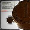 Germany 1 Reichspfennig Germany Wiemar Bronze 1924-A MINT ERROR NGC AU58 BN KM# 37 (093) -