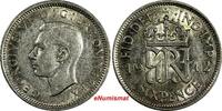 United Kingdom 6 Pence Great Britain George VI Silver 1942  KM# 852 (18 232) Uncertified