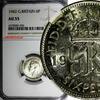 United Kingdom 6 Pence Great Britain George VI Silver 1942  NGC AU55 KM# 852 (035)