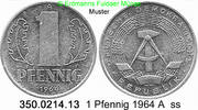 DDR Deutschland 1 Pfennig J. 1508 . 350.0214.13 -