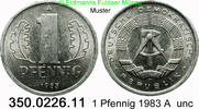 DDR Deutschland 1 Pfennig J. 1508 . 350.0226.11 -