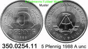 DDR Deutschland 5 Pfennig J. 1509 . 350.0254.11 -