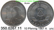 DDR Deutschland 10 Pfennig J. 1510 . 350.0267.11 -