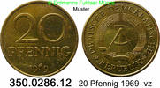 DDR Deutschland 20 Pfennig J. 1511a . 350.0286.12 -