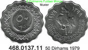 Libyen 50 Dirhams *22 KM22 Reiter/Wert . 468.0137.11 -