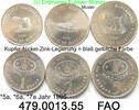 Macedonia Mazedonien 1 Denar 2 Denari 5 Denari = 8 Denari *5a,6a,7a KM5a,6a,7a FAO 50 Jahre KMS . 479.0013.55 -