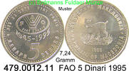 Mazedonien 5 Denari *7a KM7a FAO 7,24 Gramm . 479.0012.11 -