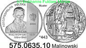 Poland Polen 10 Zloty *443 KMY432 Malinowski . 575.0635.10 -