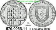 Portugal 25 Escudos *89 EG-Beitritt . 579.0055.11 -