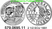 Portugal 2,5 ECU Heinrich der Seefahrer . 579.0695.11 -