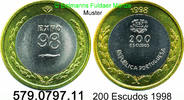 Portugal 200 Escudos *211 KM706 Expo´98 . 579.0797.11 -