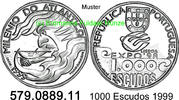 Portugal 1000 Escudos *229 KM721 Expo´98 Erikson entdeckt Amerika . 579.0889.11 -