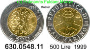 San Marino 500 Lire *391 KM394 Der Himmel heute . 630.0548.11 -