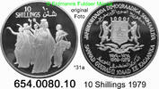 Somalia 10 Shillings *31a KM31 Tänzerinnen . 654.0080.10 -