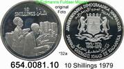 Somalia 10 Shillings *32a KM32 Lehrer und Studentin . 654.0081.10 -