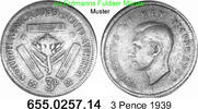 South Africa Südafrika 3 Pence *38 KM26 . 655.0257.14 -