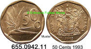 Südafrika 50 Cents *174 KM137 Strelizia . 655.0942.11 -