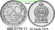 Sri Lanka 50 Cents *79.1 KM135.1 Sicherheitsrand . 666.0179.11 -