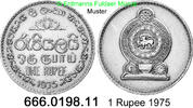 Sri Lanka 1 Rupee *81.1 KM136.1 Sicherheitsrand . 666.0198.11 -