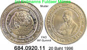 Thailand 20 Baht *492 KMY335 FAO Summit . 684.0920.11 -
