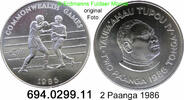 Tonga 2 Paanga *106 KM120 Boxen Commonwealth Games . 694.0299.11 -