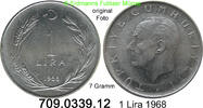 Türkei 1 Lira *409b KM889a.2 -- 7 Gramm . 709.0339.12 -