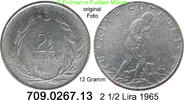 Türkei 2 1/2 Lira *410 KM893.1 -- 12 Gramm . 709.0267.13 -