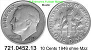 USA 10 Cents 1 Dime *197 KM195 Roosevelt Dime . 721.0452.13 -