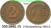 Germany Deutschland 2 Rentenpfennig J.307 . 330.0682.13 -