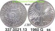 BRD 5 DM J.387 . 337.0021.13 -