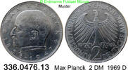 BRD 2 DM J.392 Max Planck . 336.0476.13 -