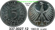 Germany Bundesrepubkli BRD 5 DM J.387 Kursmünze . 337.0027.12 -