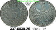 Germany Bundesrepublik BRD 5 DM J.387 Kursmünze . 337.0030.25 -