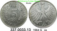 Germany Bundesrepublik BRD 5 DM J.387 Kursmünze . 337.0033.13 -