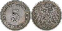 Deutschland Kaiserreich 5 Pfennig J.12 großer Adler . 330.0941.13 -