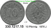Deutschland Kaiserreich 10 Pfennig J. 4 . 330.1217.15 -