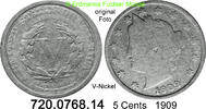 USA 5 Cents *119 KM112 V-Nickel . 720.0768.14 -