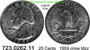 USA 25 Cents *168 KM164 Washington Quarter . 723.0262.11 -