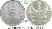 Deutschland BRD 5 DM Kursmünze J.387 . 337.0060.12 -