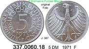 Deutschland BRD 5 DM Kursmünze J.387 . 337.0060.18 -