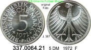 Deutschland BRD 5 DM 337.0064.21 . Kursmünze Silber J. 387 -