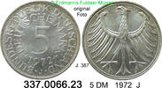 Germany BRD 5 DM Kursmünze Silber J.387 . 337.0066.23 -