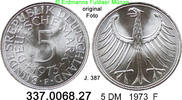 Germany BRD 5 DM Kursmünze Silber J.387 . 337.0068.27 -