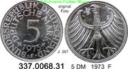 Germany BRD 5 DM Kursmünze Silber J.387 . 337.0068.31 -