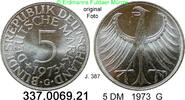 Germany BRD 5 DM Kursmünze Silber J.387 . 337.0069.21 -