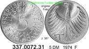 Germany BRD 5 DM Kursmünze Silber J.387 . 337.0072.31 -